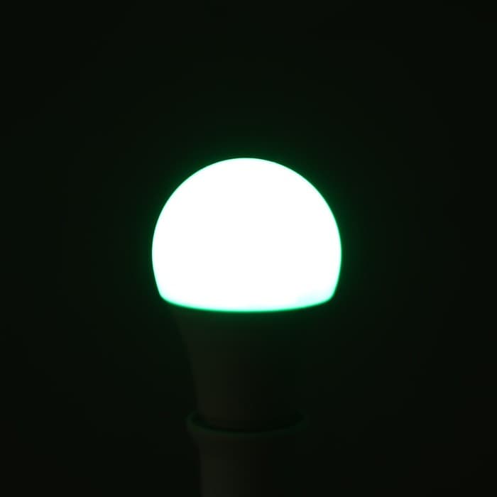 Лампа светодиодная RGB+W, с пультом, А60, 10 Вт, 800 Лм, Е27, 220 В