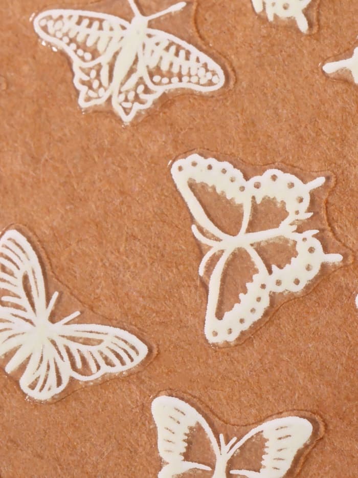 Наклейки для ногтей «Бабочки», флуоресцентные, белые