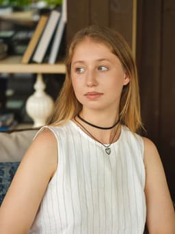 Чокер «Двойной», с нитью, сердечко, бело-чёрный в серебре, L=32 см