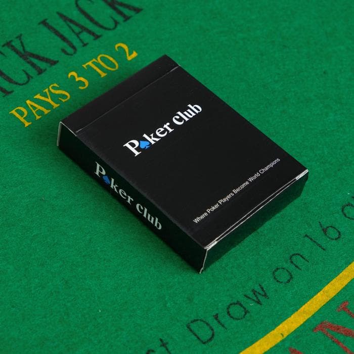 Карты игральные пластиковые «Poker Club», колода 54 шт., 9×6 см, для покера