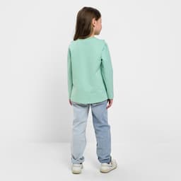Свитшот для девочки KAFTAN: Basic line, цвет мятный, размер 30 (98-104 см)