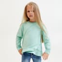Свитшот для девочки с воланом KAFTAN «Basic line» размер 30 (98-104), цвет мята