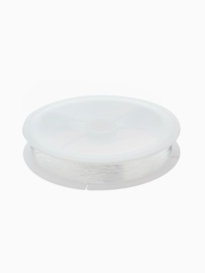 Нить силиконовая (резинка) d=0.5 мм, L=10 м, прозрачная