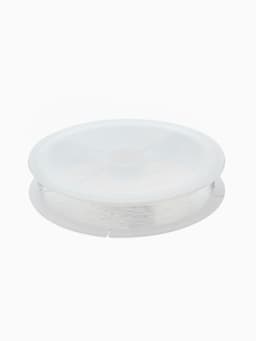 Нить силиконовая (резинка) d=0.5 мм, L=10 м, прозрачная