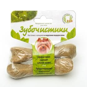 Зубочистики «Деревенские лакомства» для собак мелких пород, с морскими водорослями, 2×18 г