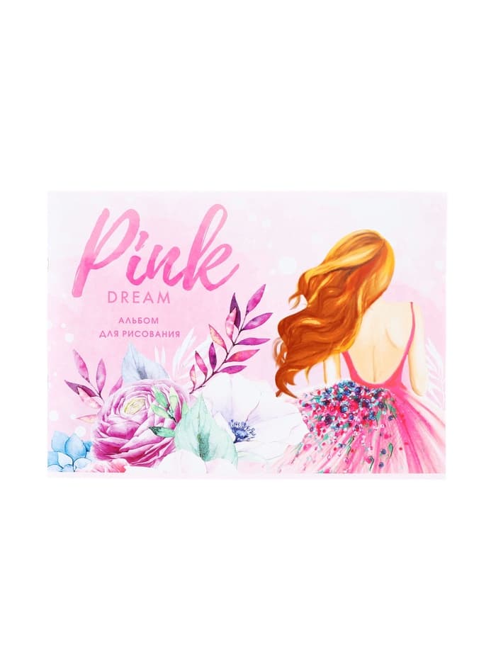 Альбом для рисования Calligrata А4, 40 листов, на скрепке, плотность листов 100 г/м², обложка из мелованной бумаги