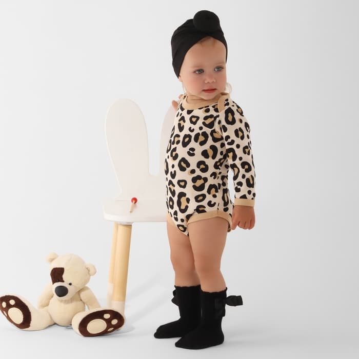 Боди для девочки «Крошка Я. Леопард», рост 80-86 см