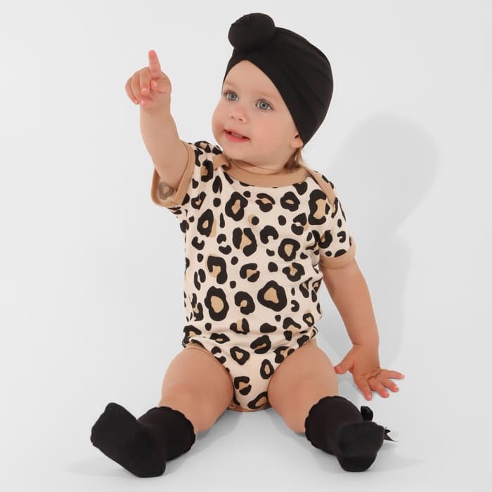 Боди для девочки «Крошка Я. Леопард», рост 80-86 см