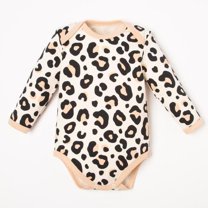 Боди для девочки «Крошка Я. Леопард», рост 80-86 см