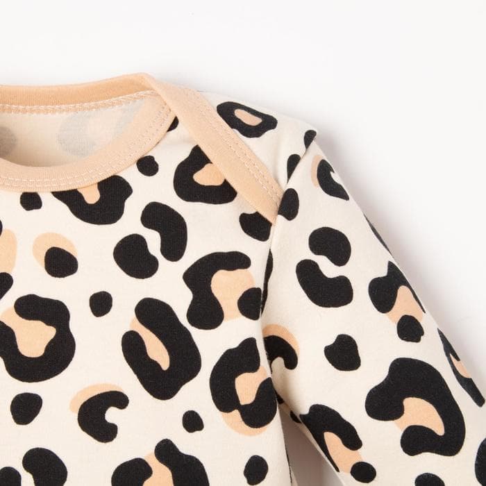 Боди для девочки «Крошка Я. Леопард», рост 86-92 см