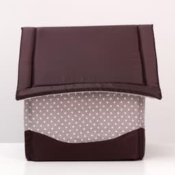 Домик для животных «Звёздочки», 34×32×37 см, коричневый