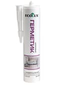 Герметик ECOLUX, акриловый, универсальный, белый, 290 мл