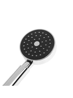 Лейка для душа ZEIN Z0114, пластик, цилиндрической формы, 1 режим, хром