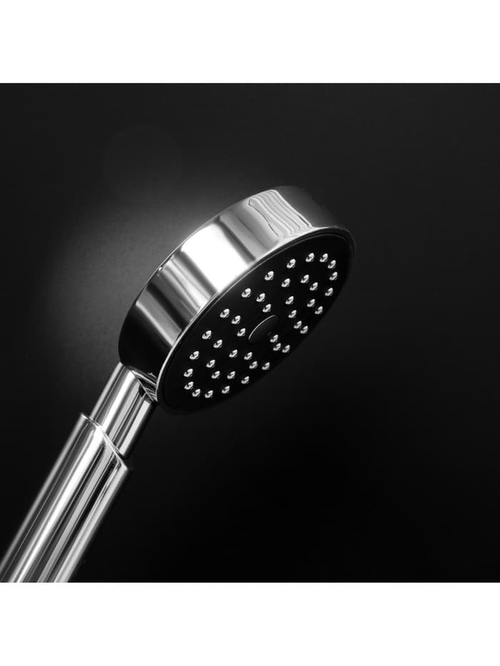 Лейка для душа ZEIN Z0114, пластик, цилиндрической формы, 1 режим, хром