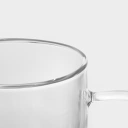 Кружка с двойными стенками Magistro «Дуо», 500 мл, 14.5×9×15.5 см, стекло, прозрачная