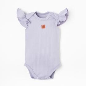 Боди для девочки «Крошка Я» BASIC LINE, рост 62-68 см, сиреневое