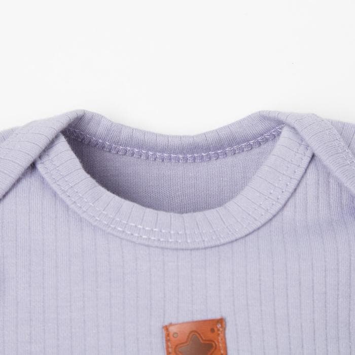 Боди для девочки «Крошка Я» BASIC LINE, рост 62-68 см, сиреневое
