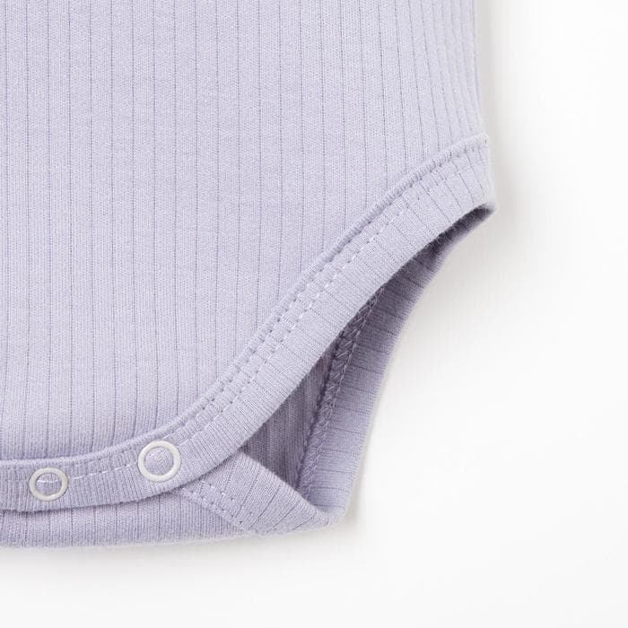 Боди для девочки «Крошка Я» BASIC LINE, рост 74-80 см, сиреневое