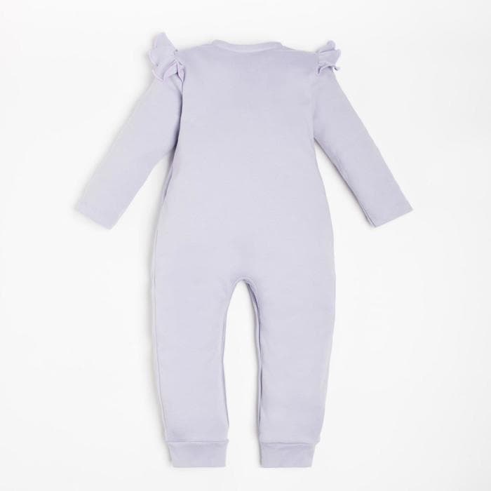 Комбинезон с крылышками для девочки «Крошка Я» BASIC LINE, рост 80-86 см, сиреневый