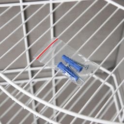 Полка для ванной угловая 3-ярусная, 23×23×58.5 см, белая