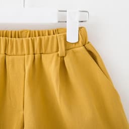 Шорты-бермуды для девочки MINAKU: Cotton collection, горчичные, рост 110 см