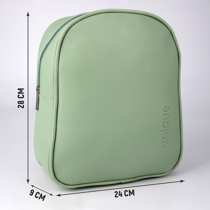 Рюкзак школьный из искусственной кожи Unique 28×24×9 см