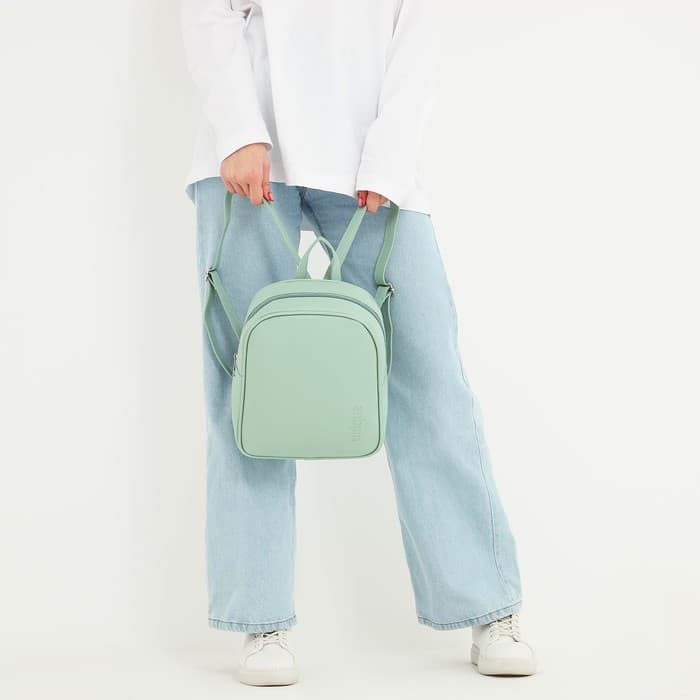 Рюкзак школьный из искусственной кожи Unique 28×24×9 см