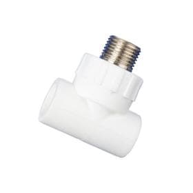 Тройник MeerPlast, 25 мм x 1/2", наружная резьба, комбинированный