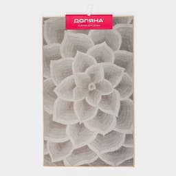 Коврик для дома Доляна «Фло», 60×100 см, серый