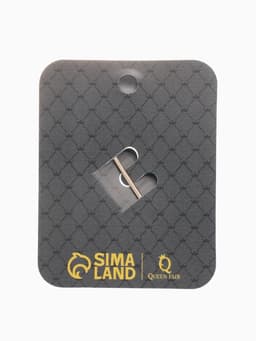 Булавка «Сердечки», 7 см, цветная в золоте