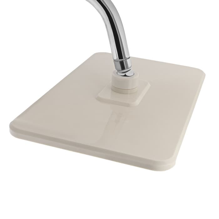 Душевая система ZEIN Z1002, тропическая и ручная лейка, шланги, стойка, мыльница, хром