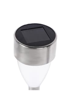 Садовый светильник «Матовый конус», уличный, на солнечной батарее, 1 LED, свечение тёплое белое