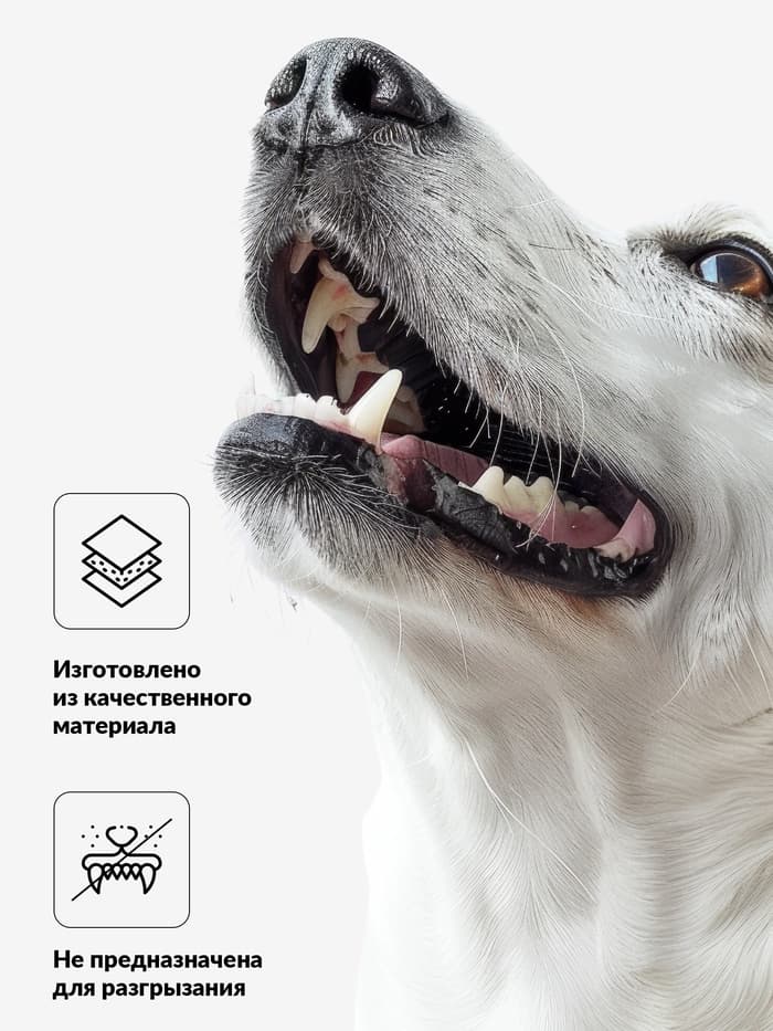 Игрушка для собак «Куриный окорок», 15.5 см, пищащая, винил, оранжевая