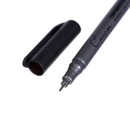 Набор ручек капиллярных ЗХК «Сонет», разные типы, 5 штук (0.1/.03./0.5/0.8/кисть), чёрный