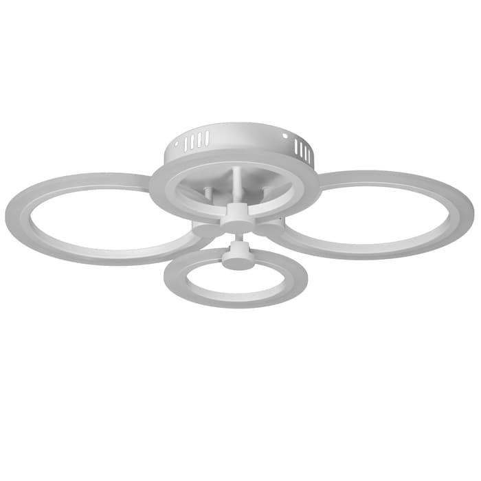 Люстра с ПДУ 59119/4WT LED 80 Вт 3000-6000К диммер белый 60×40×10 см BayerLux