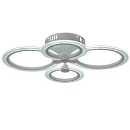 Люстра с ПДУ 59119/4WT LED 80 Вт 3000-6000К диммер белый 60×40×10 см BayerLux