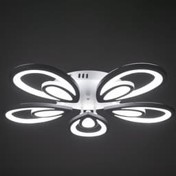 Люстра с ПДУ 59125/5WT LED 90+90 Вт 3 режима диммер белый 65×65×14 см BayerLux