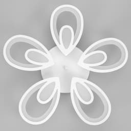 Люстра с ПДУ 59125/5WT LED 90+90 Вт 3 режима диммер белый 65×65×14 см BayerLux