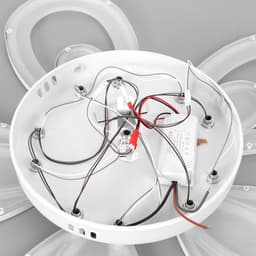 Люстра с ПДУ 59125/5WT LED 90+90 Вт 3 режима диммер белый 65×65×14 см BayerLux