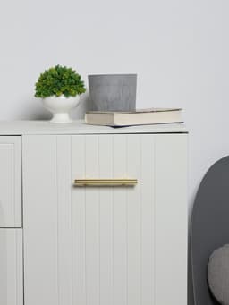 Ручка рейлинг ТУНДРА BISTRO, d=12 мм, м/о 96 мм, цвет золото