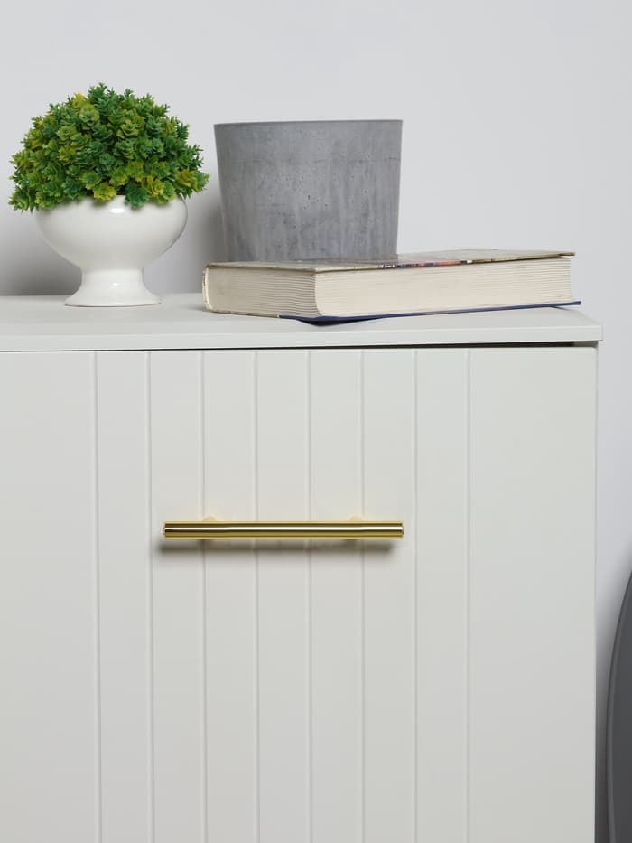 Ручка рейлинг ТУНДРА BISTRO, d=12 мм, м/о 96 мм, цвет золото