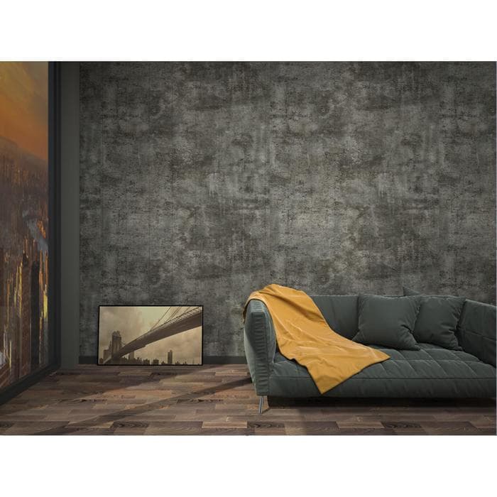 Панель стеновая МДФ Classic Premium «Бетон Нью - Йорк», 2700×200×6 мм, цвет тёмно - серый