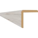 Уголок универсальный МДФ, 2700×24×24 мм, цвет дуб санремо белый