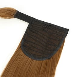 Хвост накладной, прямой волос, на резинке, 60 см, 100 г, цвет русый(#SHT8А)