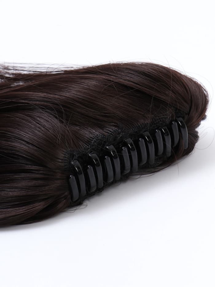 Хвост накладной, волнистый волос, на крабе, 40(±5) см, 150 г, каштановый(#HTY4 А)