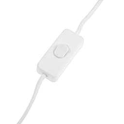 Сетевой шнур REXANT, выключатель, 1.8 м, 2×0.75 мм2, белый