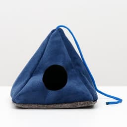 Подвесной домик для грызунов «Вигвам», 15×15 см, мебельная ткань, флис, цвет МИКС