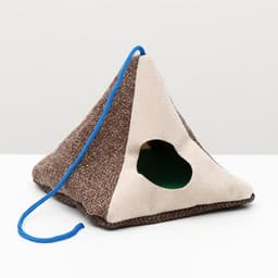 Подвесной домик для грызунов «Вигвам», 15×15 см, мебельная ткань, флис, цвет МИКС