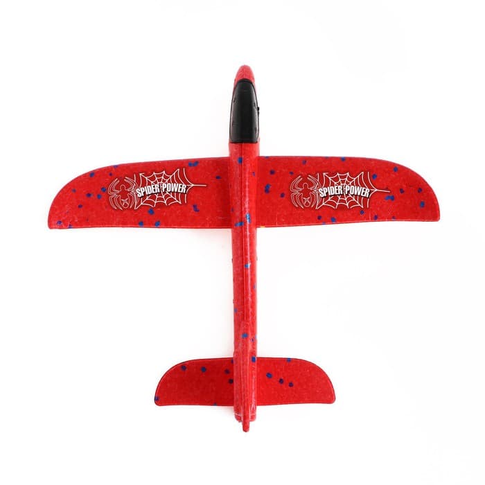 Самолёт Funny toys Spider-power, красный