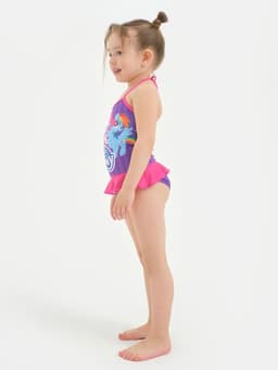 Купальник для девочки слитный KAFTAN «Пони», фиолетовый, размер 34 (122-128 см)